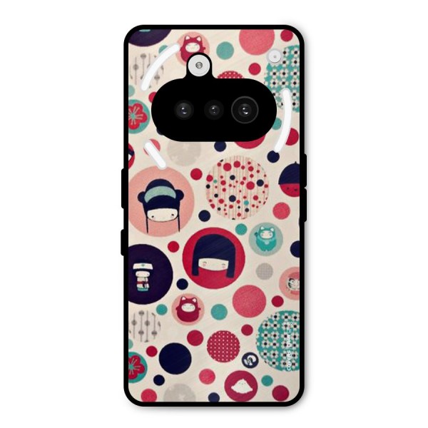 Quirky Metal Back Case for Nothing Phone 3a