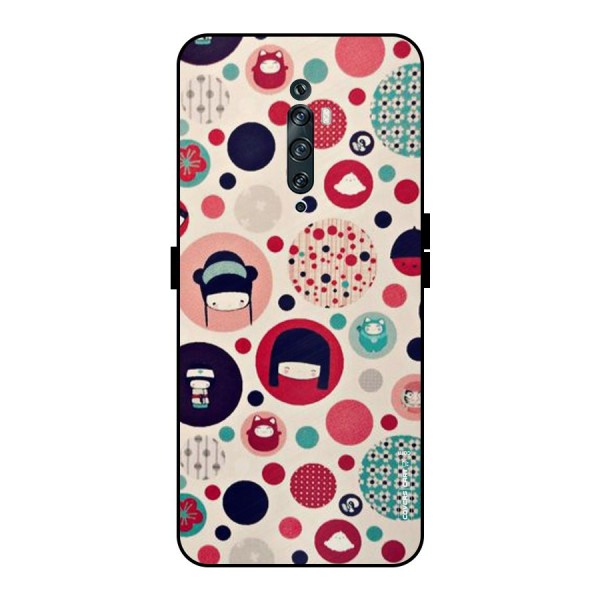 Quirky Metal Back Case for Oppo Reno2 F