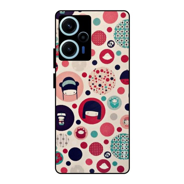 Quirky Metal Back Case for Poco F5