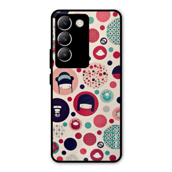 Quirky Metal Back Case for Vivo Y200e