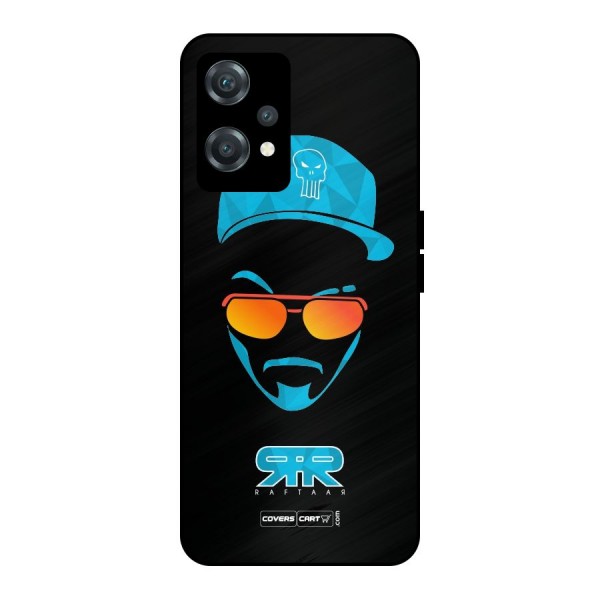 Raftaar Black and Blue Metal Back Case for OnePlus Nord CE 2 Lite 5G