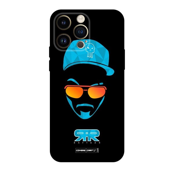 Raftaar Black and Blue Original Polycarbonate Back Case for iPhone 14 Pro Max
