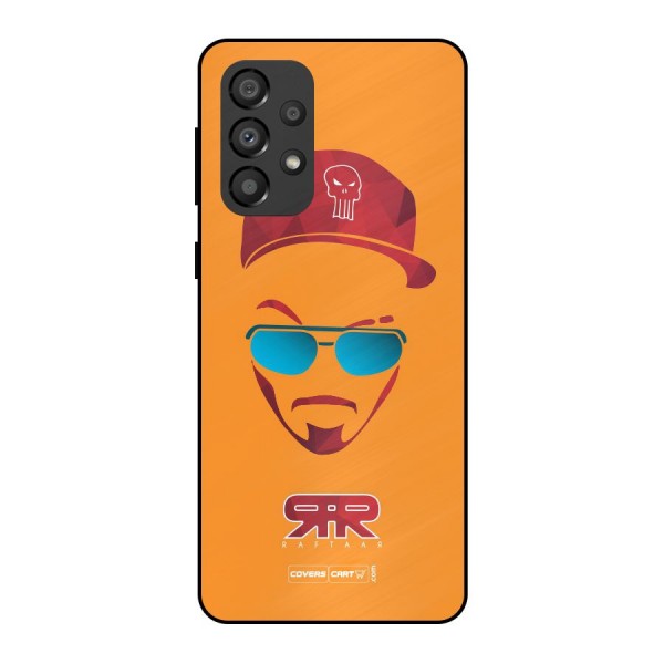 Raftaar Orange Metal Back Case for Galaxy A33 5G
