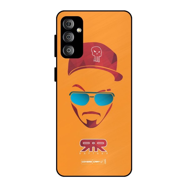Raftaar Orange Metal Back Case for Galaxy F23