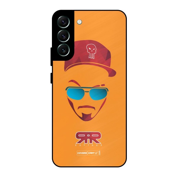Raftaar Orange Metal Back Case for Galaxy S22 Plus 5G