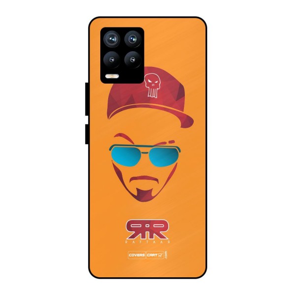 Raftaar Orange Metal Back Case for Realme 8 Pro