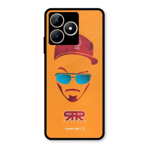 Raftaar Orange Metal Back Case for Realme C53