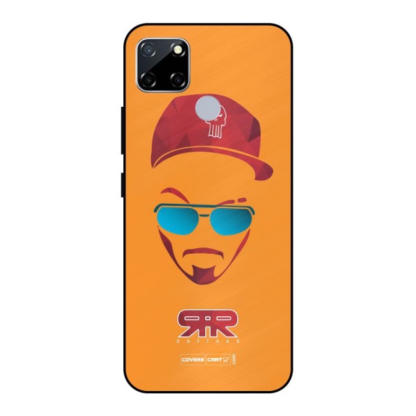 Raftaar Orange Metal Back Case for Realme Narzo 30A