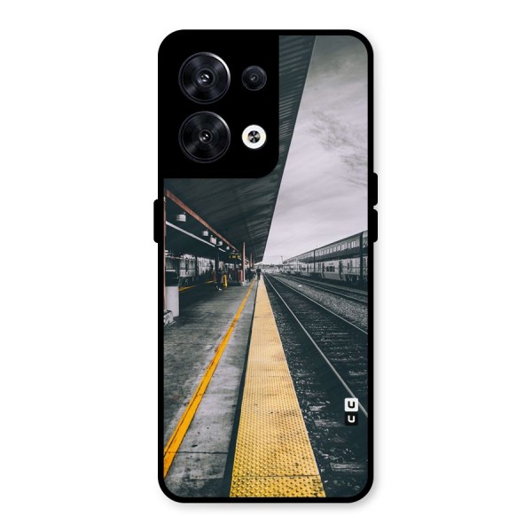 Railway Track Metal Back Case for Oppo Reno8 5G