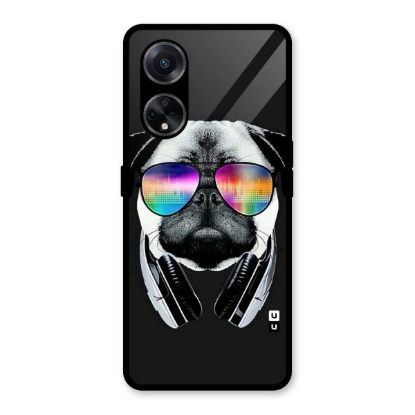 Rainbow Dog Swag Glass Back Case for Oppo F23