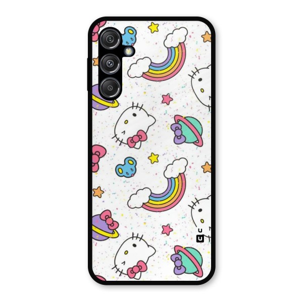 Rainbow Kit Tee Metal Back Case for Galaxy M34 5G