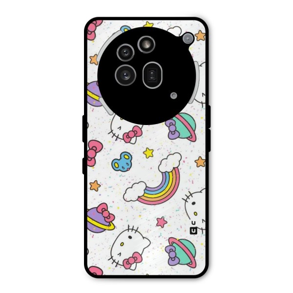 Rainbow Kit Tee Metal Back Case for Nothing Phone 3a Pro