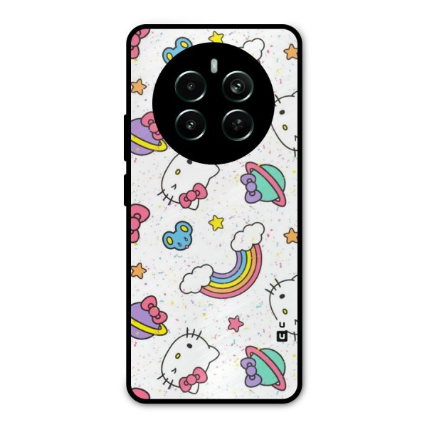 Rainbow Kit Tee Metal Back Case for Realme 12 Pro Plus