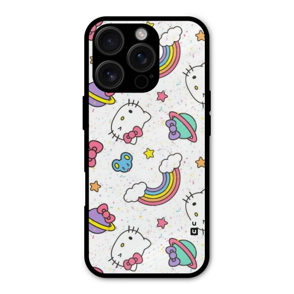 Rainbow Kit Tee Metal Back Case for iPhone 16 Pro