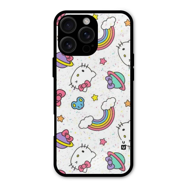 Rainbow Kit Tee Metal Back Case for iPhone 16 Pro Max