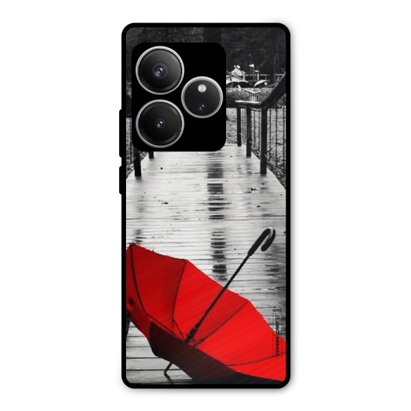 Rainy Red Umbrella Metal Back Case for Realme GT 6
