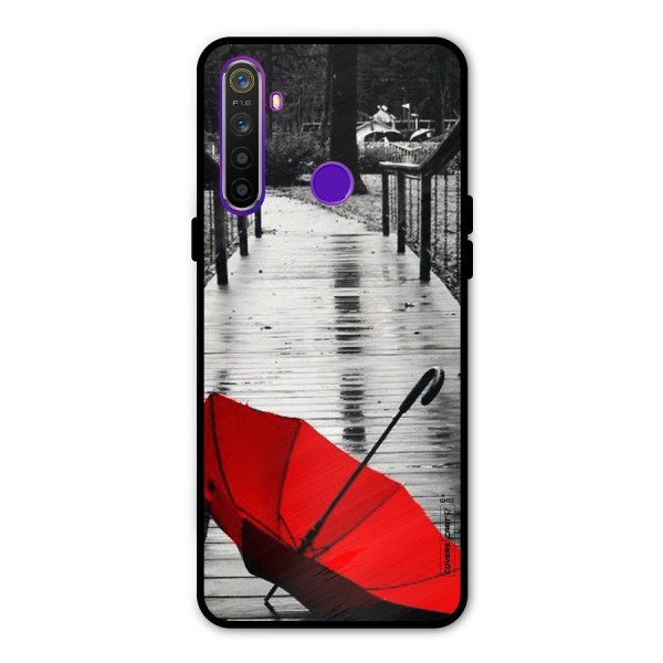 Rainy Red Umbrella Metal Back Case for Realme Narzo 10