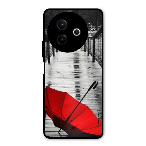Rainy Red Umbrella Metal Back Case for Vivo Y39