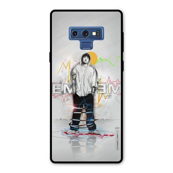 Rap King Eminem Metal Back Case for Galaxy Note 9