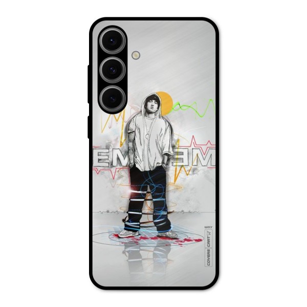 Rap King Eminem Metal Back Case for Galaxy S24 FE