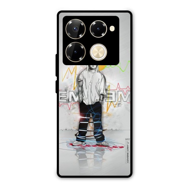 Rap King Eminem Metal Back Case for Infinix Note 40 Pro Plus