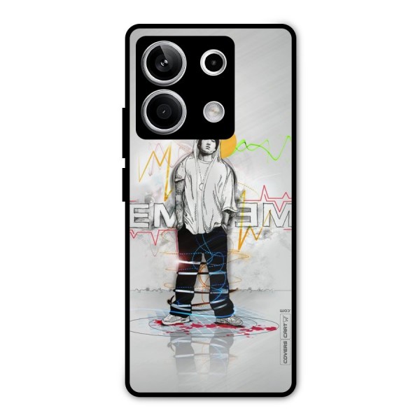 Rap King Eminem Metal Back Case for Redmi Note 13 5G