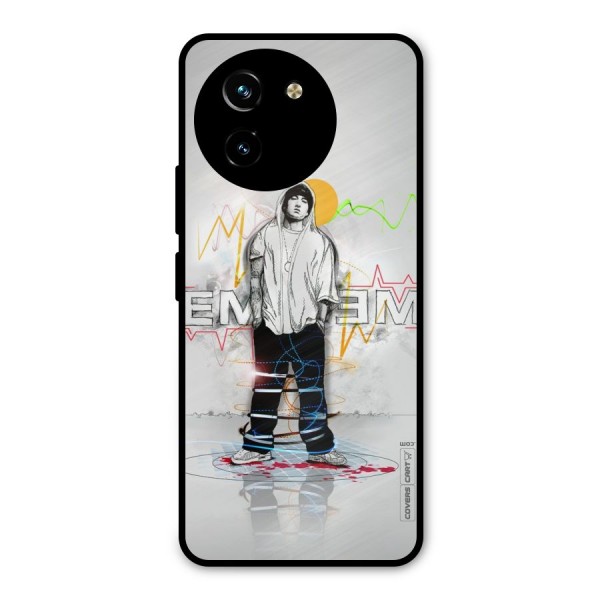 Rap King Eminem Metal Back Case for Vivo T3x