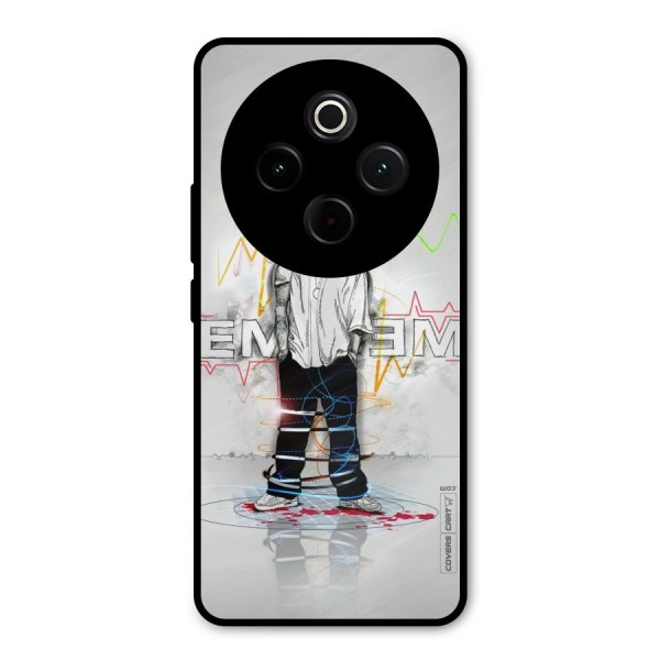 Rap King Eminem Metal Back Case for Vivo T4