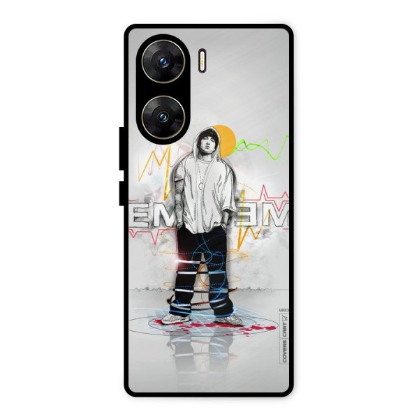Rap King Eminem Metal Back Case for Vivo V29e