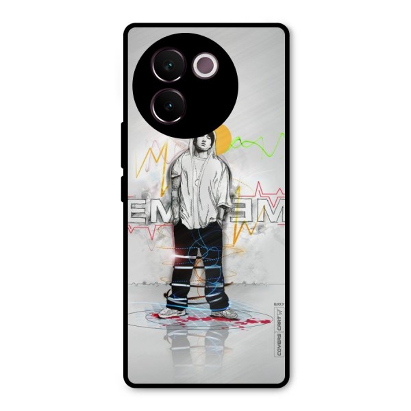 Rap King Eminem Metal Back Case for Vivo V30e