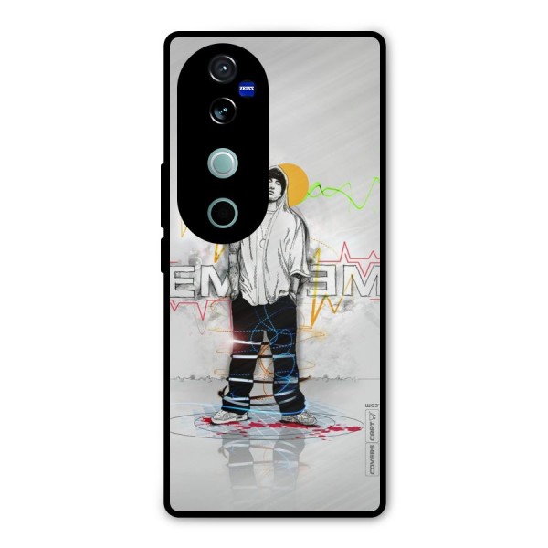 Rap King Eminem Metal Back Case for Vivo V40 Pro