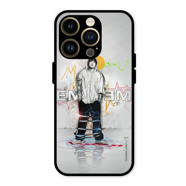 Rap King Eminem Metal Back Case for iPhone 14 Pro