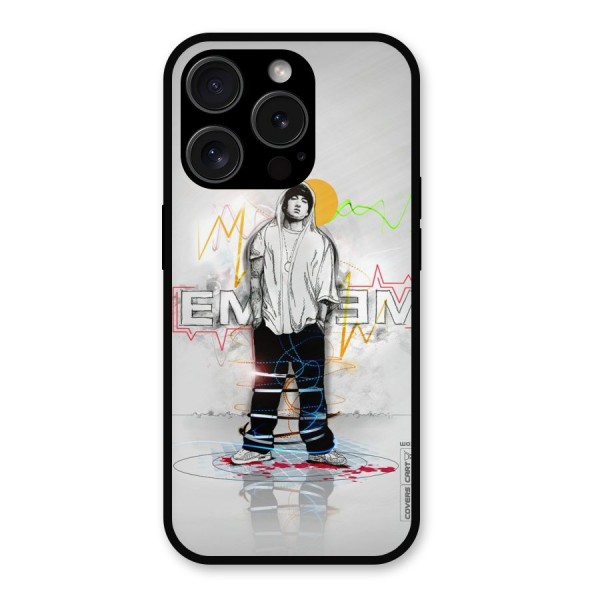 Rap King Eminem Metal Back Case for iPhone 15 Pro