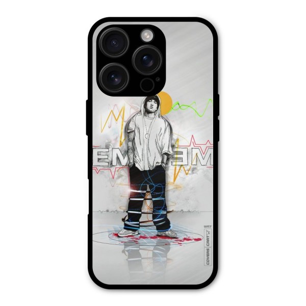 Rap King Eminem Metal Back Case for iPhone 16 Pro