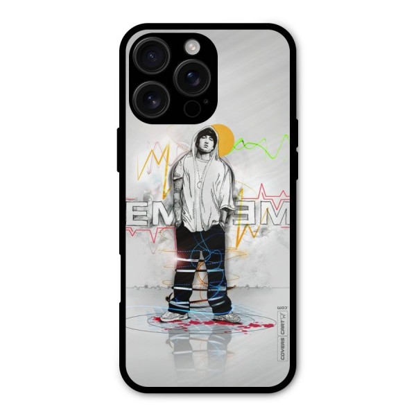 Rap King Eminem Metal Back Case for iPhone 16 Pro Max