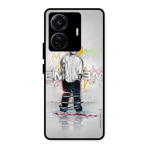 Rap King Eminem Metal Back Case for iQOO Z6