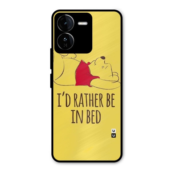 Rather Be In Bed Metal Back Case for iQOO Z9