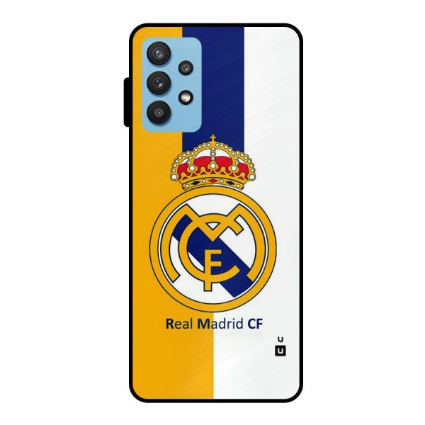 Real Madrid Metal Back Case for Galaxy M32 5G