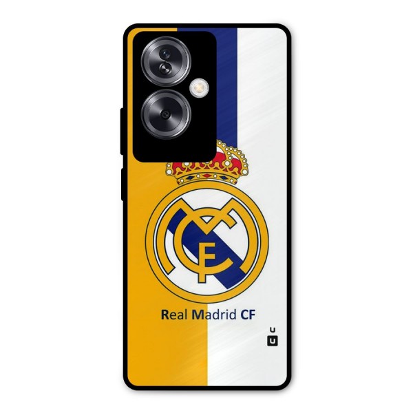 Real Madrid Metal Back Case for Oppo A79 5G
