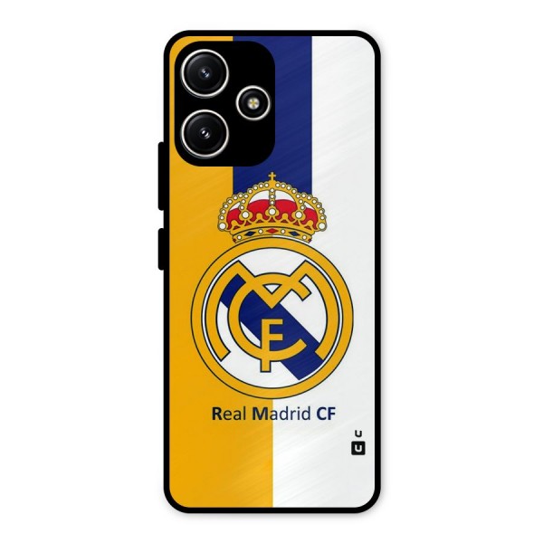 Real Madrid Metal Back Case for Redmi 12 5G