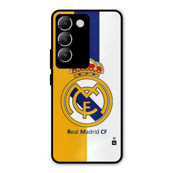 Real Madrid Metal Back Case for Vivo Y200e