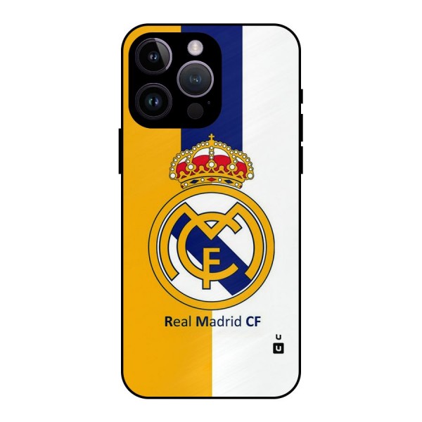 Real Madrid Metal Back Case for iPhone 14 Pro Max