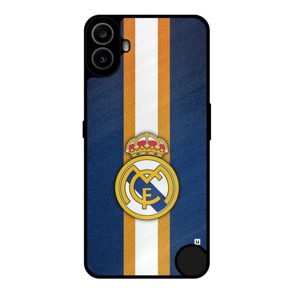 Real Madrid Stripes Metal Back Case for Nothing CMF Phone 1