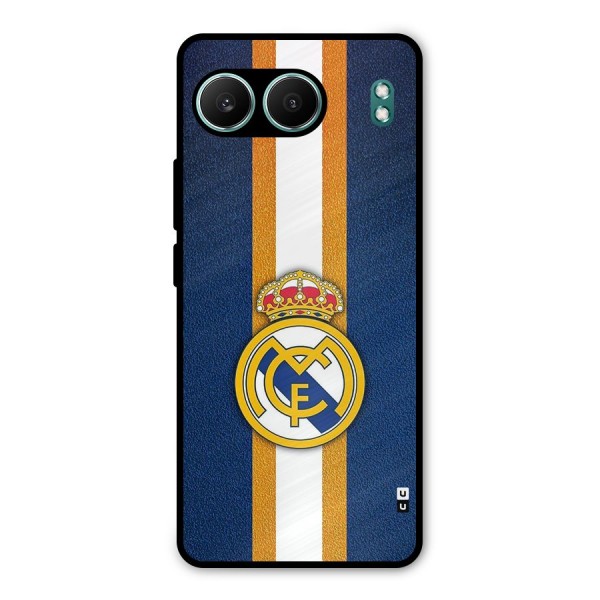 Real Madrid Stripes Metal Back Case for OnePlus Nord 4