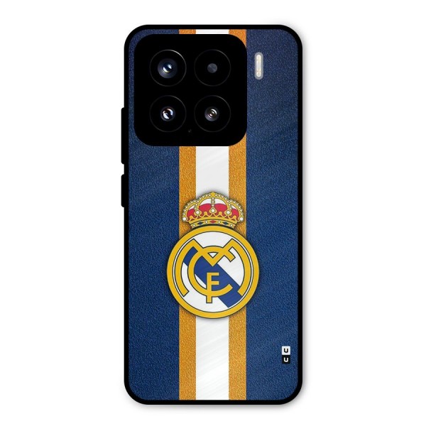 Real Madrid Stripes Metal Back Case for Xiaomi 15