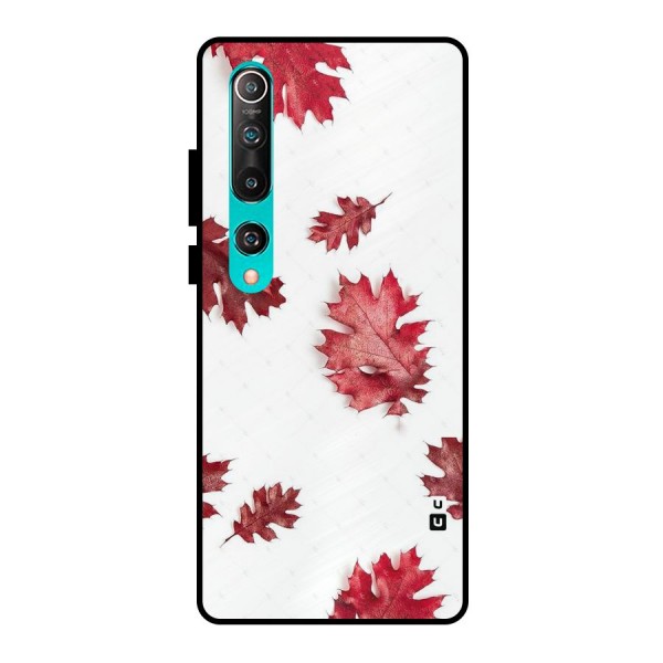 Red Appealing Autumn Leaves Metal Back Case for Mi 10