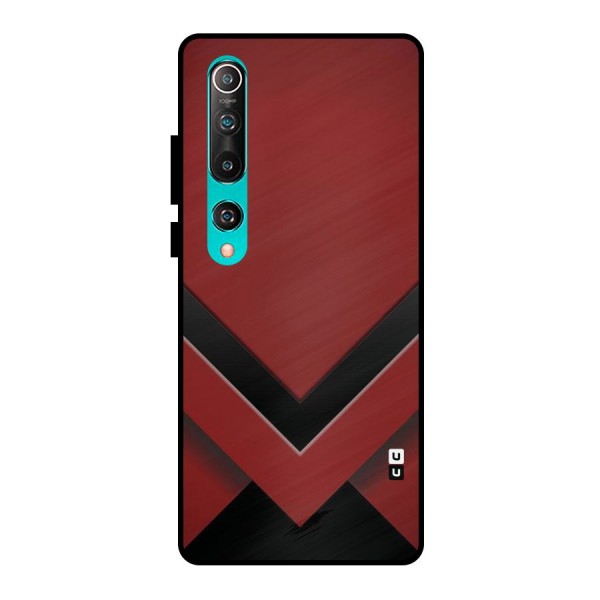 Red Black Fold Metal Back Case for Mi 10