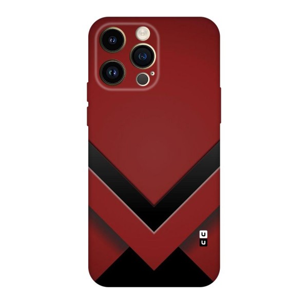 Red Black Fold Original Polycarbonate Back Case for iPhone 14 Pro Max