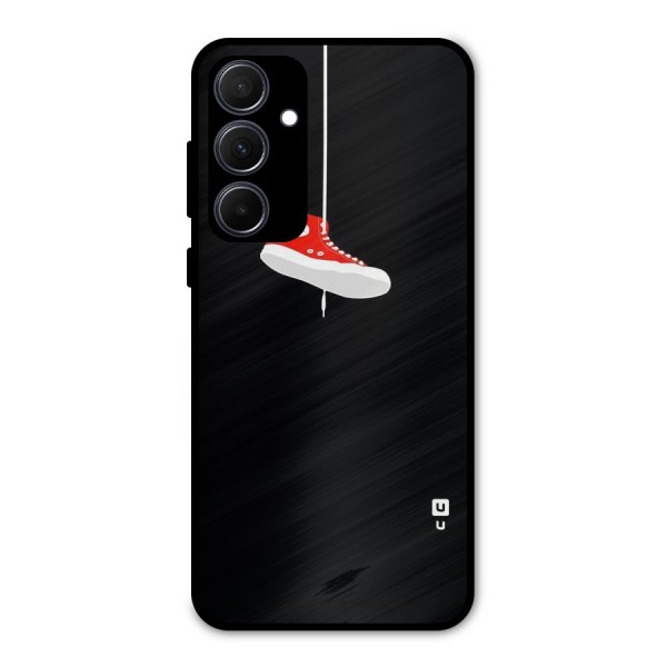 Red Shoe Hanging Metal Back Case for Galaxy A35