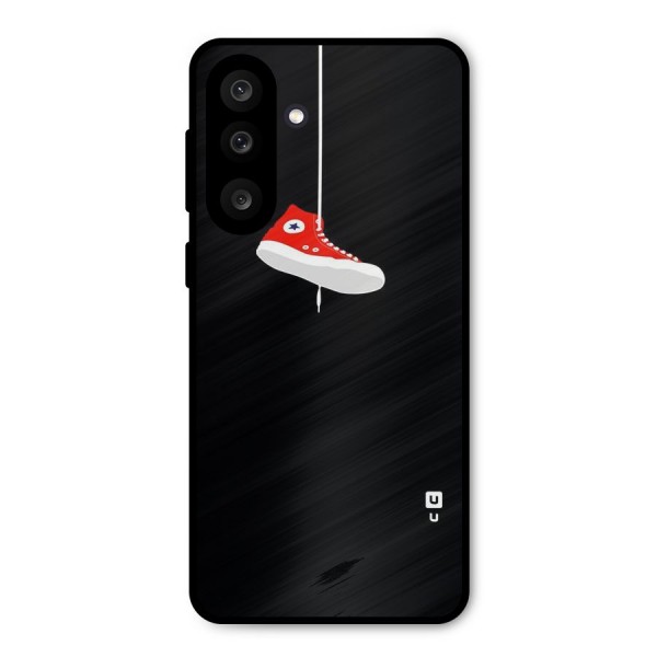 Red Shoe Hanging Metal Back Case for Galaxy M56